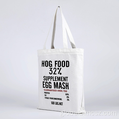 Bulk Canvas Tote Bags Advertising custom print shopping tote bag for gift Supplier